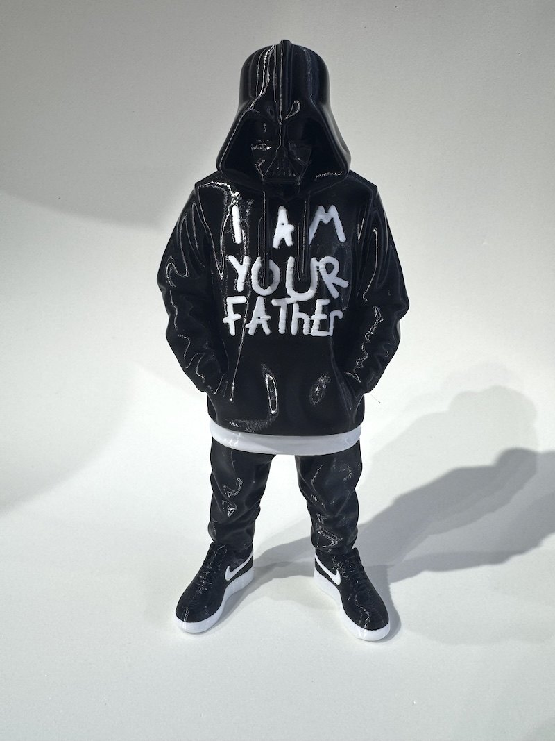 Darth Vader Estilo Urbano de Moletom (Action Figure)